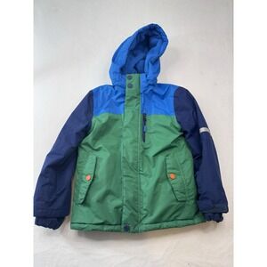 Mini Boden Coat 7 8 Kids Winter jacket Boys Hood Zip